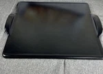 Emile Henry Black 14 Square Baking Stone Grill Oven Handles France Pizza. Fixed Price $54.36.
