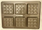 Sweet Creations Waffle Pan Ptfe/pfoa Free Nonstick Great 4 Cake/brownie Mix. Fixed Price $14.64.
