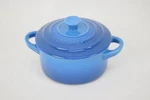 Creuset Blue 10CM Mini Rd Cocotte Marseille Cookware Kitchen. Fixed Price $19.99.