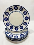 2024 Mud Pie Flower Print Salad Plate Stoneware 8" Set Of. Fixed Price $31.99.