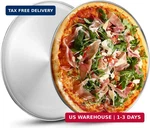 Stainless Steel Pizza Pan 13 Inch, Deedro Round Tray Baking Sheet,. Fixed Price $31.86.