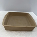 Pampered Chef Square Baking Pan Dish Stone Baker 9X9 1490 9IN. Fixed Price $38.00.