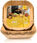 125 Pcs Air Fryer Paper Liners 8 Inch Non-stick Oil-proof Disposable Square. Fixed Price $12.99.