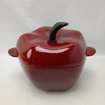 Martha Stewart Enameled Cast Iron Red Apple Pot Dutch Oven 2QT. Fixed Price $24.99.