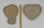 Pampered Chef Set Of 2 Come The Table Heart Celebration Balloons Cookie Mold. Fixed Price $17.90.