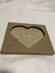 Pampered Chef 2003 Fall Autumn Wreath Heart Stoneware Cookie Mold #2927 Nib. Fixed Price $9.95.