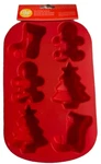 Christmas Silicone Mold Wilton 6-CAV Gingerbread Man Stocking Tree Cakes Candy. Fixed Price $9.99.