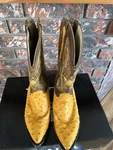 El General 1901 Men's 10M Ostrich Leather Skin Handmade Western Cowboy Boots. Fixed Price $85.00.