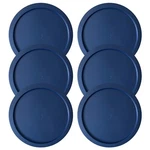Replacement Lid For Pyrex 4-CUP Storage Cover 6" Bowl 7201-PC Navy 6-PACK). Fixed Price $12.99.