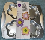 Wilton Cookie Pan--makes 4 Pops- Blossom Nip. Fixed Price $9.97.