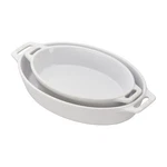 Ceramic Baking Dish Set 2 Pc Oval White 40508-633 Staub. Fixed Price $89.99.