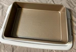 David Burke Gourmet Pro Kitchen Non-stick Bakeware Pan 13 X 9 1/2".. Fixed Price $15.99.