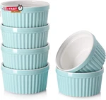 Dowan 4 Oz Ramekins - For Creme Brulee Porcelain Oven Safe, Cl. Fixed Price $31.75.