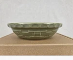 Longaberger Sage Green Woven Traditions Inch Pie Plate 3122360- New Box. Fixed Price $29.00.