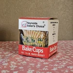 Vintage Reynolds Baker Choice Midget Size Pastel Paper Cups. Fixed Price $10.99.