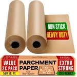 Non-stick Brown Parchment Paper For Baking 520 Sq.ft Total. Fixed Price $41.24.