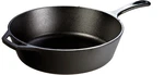 Lodge 12-INCH Cast Iron Deep Skillet Durable, Versatile, Nonstick Cooking Pan. Fixed Price $62.00.