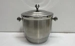 Lenox Sculpture Classics Ice Bucket Stainless Steel With Lid Handles. Fixed Price $29.99.