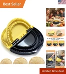 Tortilla Sealer And Crimper 6, 8, 10 Inch Wraps 3-IN-1 Manual Press For.... Fixed Price $23.71.