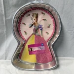 Wilton Aluminum Cake Baking Pan Barbie Doll Princess Queen 2105-8900 Party Flaws. Fixed Price $8.50.