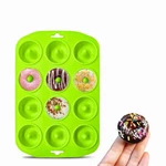 Cupidove Silicone Donut Pan, Bite Size Pans 12 Holes, Green. Fixed Price $9.46.