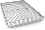 Ewfen 24" Baking Sheet Pan With Rack Set Stainless Steel Warp Resistant Nonstick. Fixed Price $44.99.