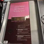 Chicago Metallic Commercial Two Large Cookie/jelly Roll Pan 16.75 X 12. Fixed Price $21.00.