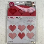 Rosanna Pansino Nerdy Nummies Hearts Silicone Candy Mold 12-CAVITIES By Wilton. Fixed Price $17.45.