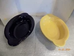 Set Of 2 Fiesta Homer Laughlin Individual Oval Casserole Dishes - New. Fixed Price $25.00.
