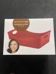 Rachael Ray Lasagna Lovers Stoneware Red Pan 9 X 13. Fixed Price $125.00.