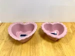 Chantal Pink Heart Cup Set Of Two (different Size). Fixed Price $20.00.