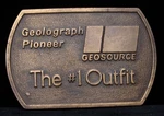 HF28127 Vintage 1970S ***geolograph Pioneer*** Oilfield Buckle. Fixed Price $14.00.