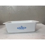 Corning Ware P315B White Blue Floral Loaf Pan 9X5X3 Inch Oven Microwave Range. Fixed Price $24.95.