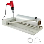 Vevor 24" I-bar Shrink Wrap Machine, Heat Gun, And Film. Fixed Price $200.00.