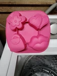 Wilton Silicone Cupcake Muffin Soap Mold Pink Baking Pan Girl Power. Fixed Price $9.00.