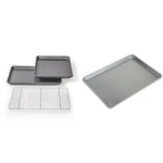Chicago Metallic Professional Non-stick Cookie/jelly-roll Pan Set With Coolin.... Fixed Price $76.74.