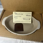 Pampered Chef Small Oval Baker Dish Traditions Stoneware 1316. Fixed Price $29.99.