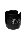Mud Pie Kitchen Dish Bistro Sponge Caddy, Black,racks & Holders. Fixed Price $19.25.