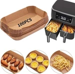 100PCS Air Fryer Disposable Paper Liner For Ninja DZ201 Food Grade Parchment 9X6. Fixed Price $17.99.