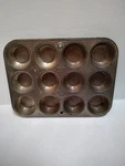 Vintage Ekco Ovenex X-120 Cupcake/muffin Tin Pan. Fixed Price $12.76.