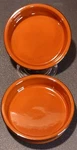 2X Cermer Terracotta Pottery 4.75" Ramekin Creme Brulee Dipping Flan Bowls -s. Fixed Price $14.77.