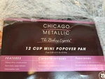 Lot Chicago Metallic Professional 12-CUP Non-stick Mini-popover Pan Nwt. Fixed Price $49.99.