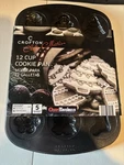 New Crofton Chef Collection 12 Cup Christmas Cookie Pan Diamond Sparkle Finish. Fixed Price $10.00.