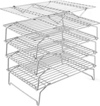 E-far 5-TIER Rack, 15 X10.1" Stainless Steel Stackable Wire Cooling.... Fixed Price $44.04.