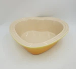 Creuset Yellow Valentine Heart Stoneware 2.5 Qt Baking Dish Citrus 02.04 Rare. Fixed Price $85.64.