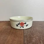 Hall's Superior Kitchenware Red Poppy Souffle Baking Dish Vintage Serveware. Fixed Price $18.05.