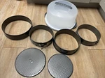Huge Wilton Cake Baking Lot Pans, Carrier & More! Perfect For Bakers!. Fixed Price $60.00.