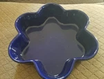 Cobalt Blue Chantal 93-DA22 1.25QT. Flower Baking Dish. Fixed Price $19.99.