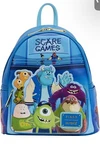Loungefly Disney Pixar Monsters University Scare Games Mini Backpack Bag Nwt. Fixed Price $95.00.