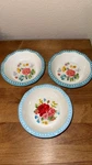 Set Of 3 The Pioneer Woman Sweet Rose Floral Mini Pie 4.75". Fixed Price $25.00.